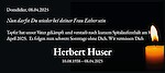 Todesanzeige Herbert Huser, Domdidier